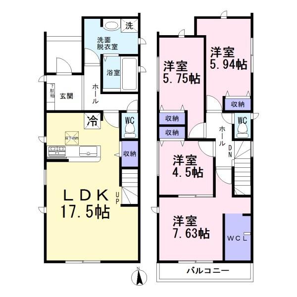 稲沢市木全五丁目　1号棟　全2棟