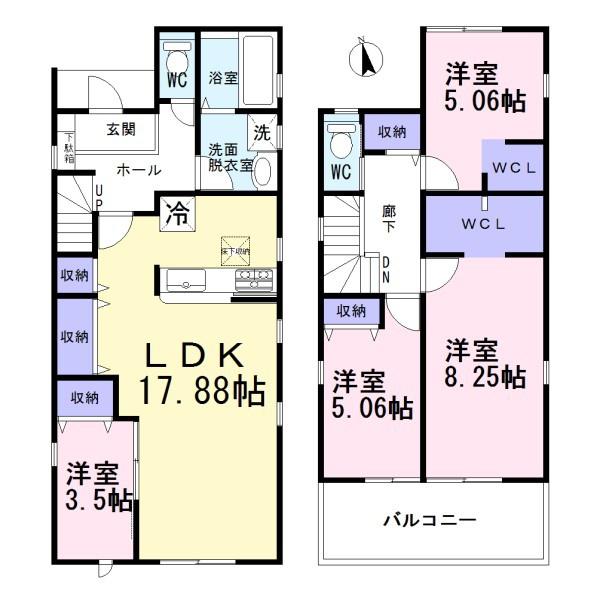 稲沢市木全五丁目　2号棟　全2棟