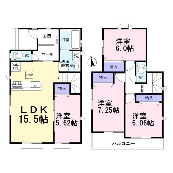 北名古屋市二子屋敷　2号棟　全2棟