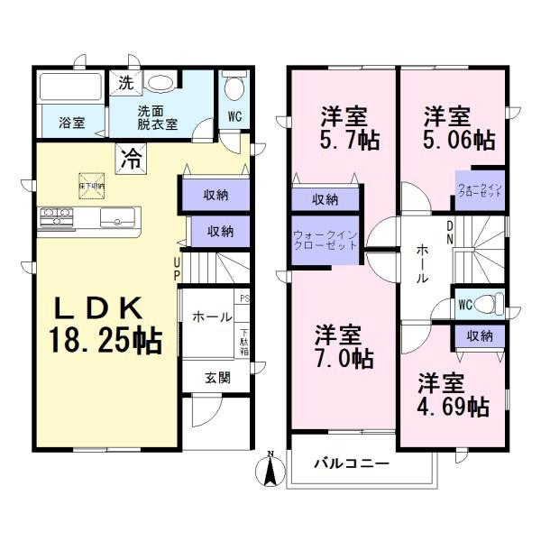 一宮市馬見塚西ノ山全8棟2号棟