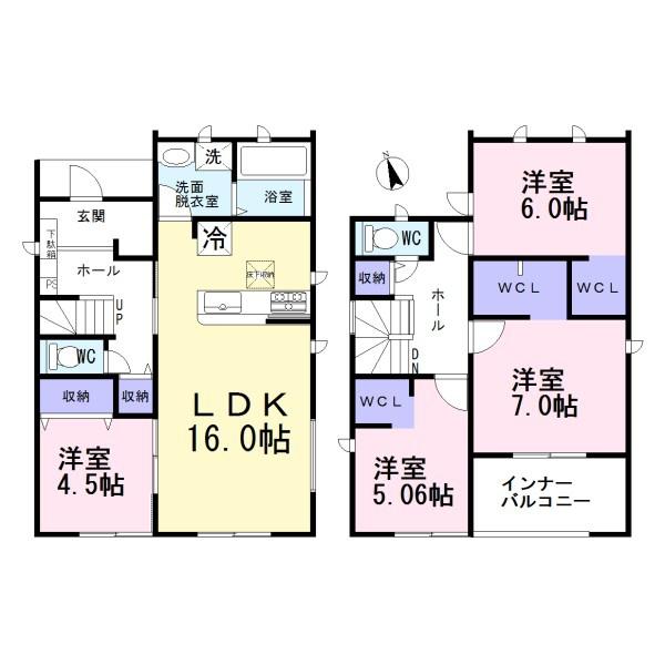 稲沢市一色上方町2号棟　全2棟