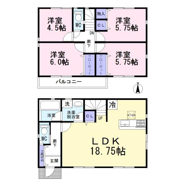 稲沢市石橋第1　1号棟　全1棟