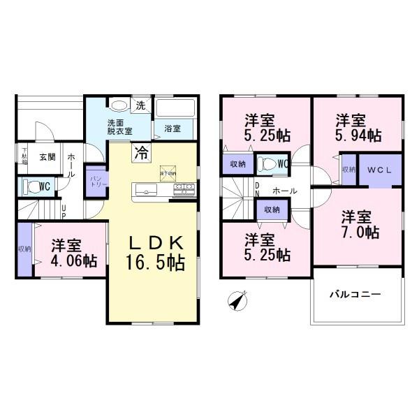 稲沢市平和町西光坊宮西　1号棟　全3棟