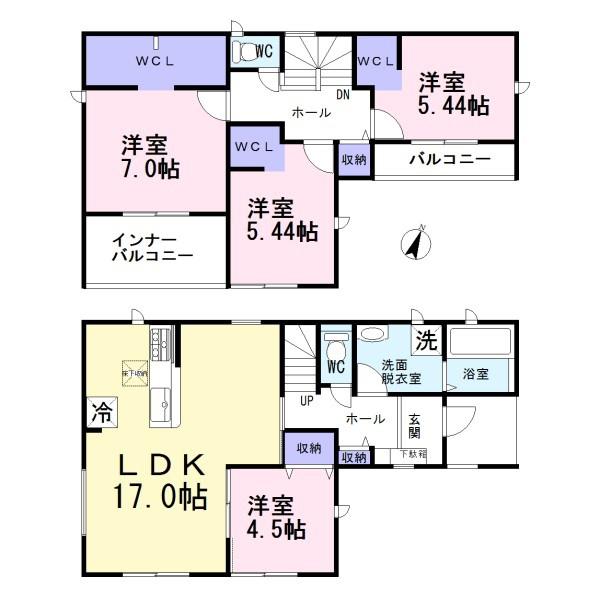 稲沢市平和町西光坊宮西　3号棟　全3棟