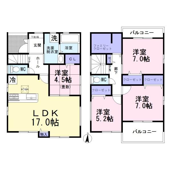 清須市第2廻間　1号棟　全2棟