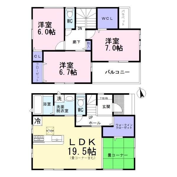 一宮市貴船町　2号棟　全2棟