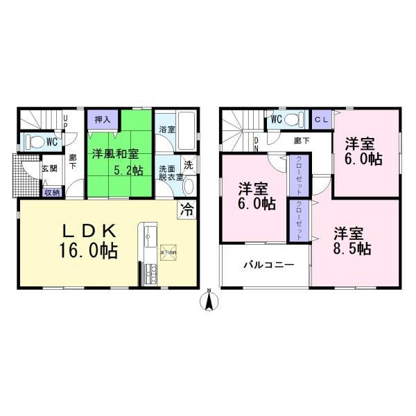 一宮市定水寺第1　1号棟　全2棟