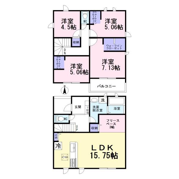稲沢市大矢江西町　3号棟　全4棟