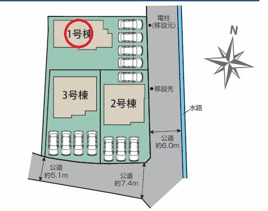 稲沢市島本郷町　1号棟　全3棟
