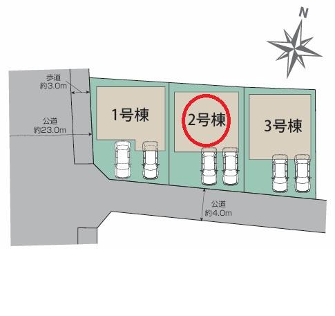 江南市飛高町栄　2号棟　全3棟