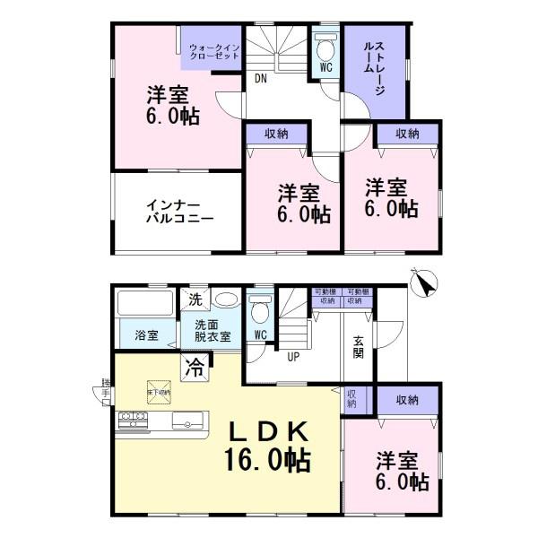 大口町奈良子2号棟全4棟