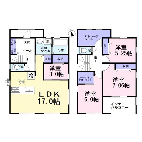 大口町奈良子4号棟全4棟