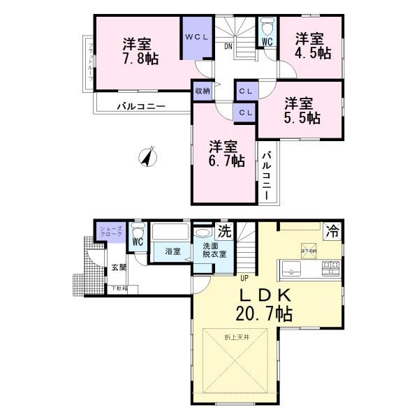 小牧市中央1期1号棟全2棟