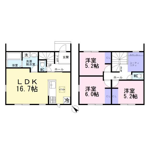 小牧市藤島町23-1期2号棟　全2棟