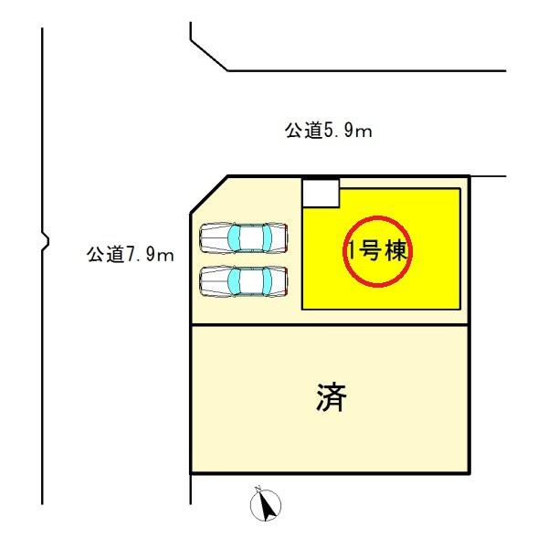 小牧市藤島町1期　1号棟　全2棟