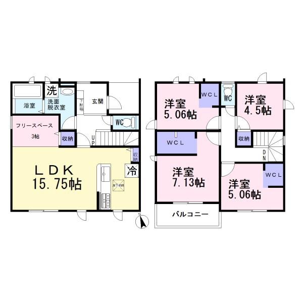 津島市大和町　1号棟　全2棟