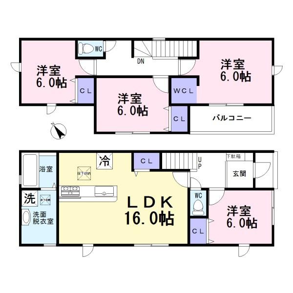 小牧市舟津24-1期　2号棟　全2棟