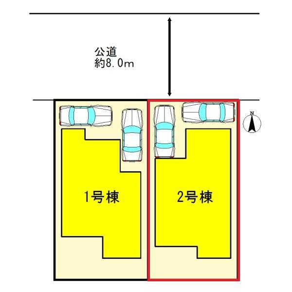 小牧市藤島2丁目　2号棟　全2棟