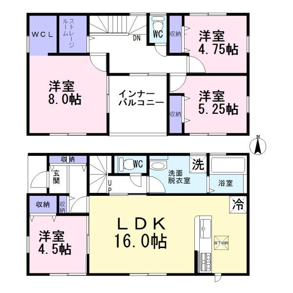 一宮市萩原町第4　1号棟　全3棟