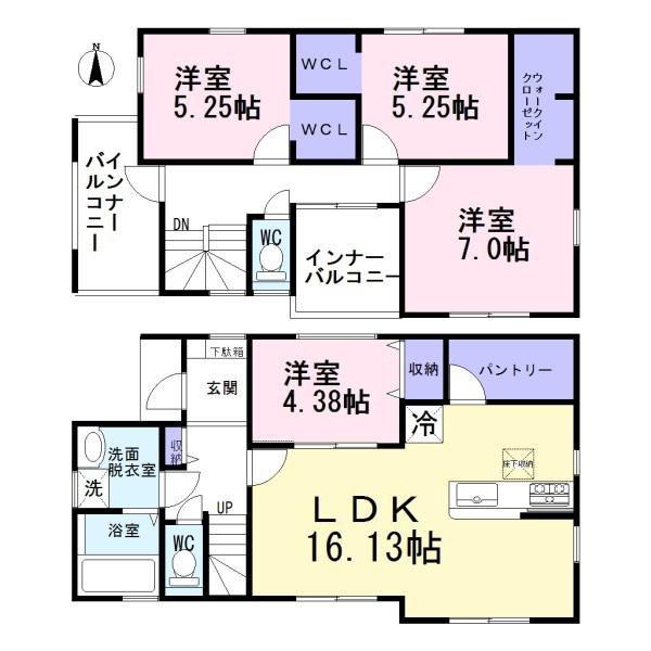 一宮市萩原町第4　3号棟　全3棟