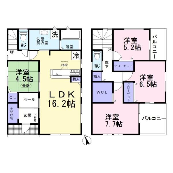 あま市第1木田徳左　2号棟　全2棟