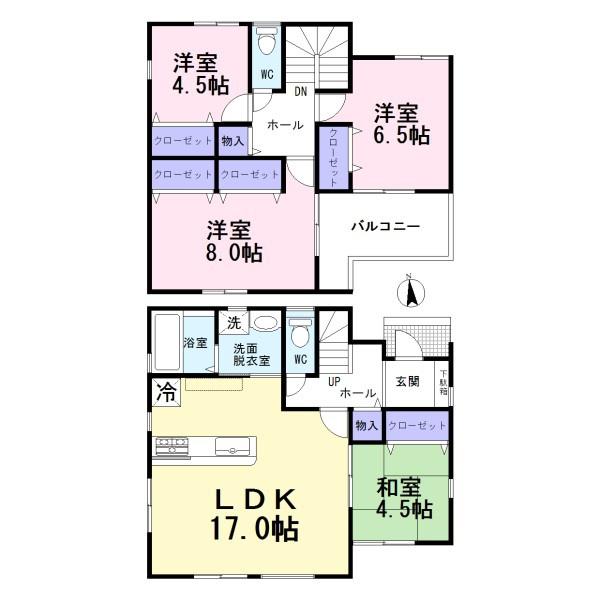 第1木曽川門間1号棟　全4棟