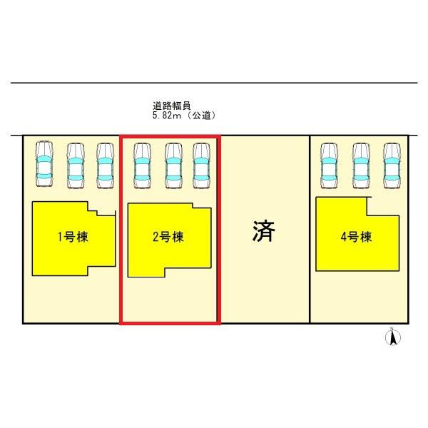 第1木曽川門間2号棟　全4棟