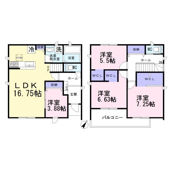 小牧市久保一色2号棟　全2棟