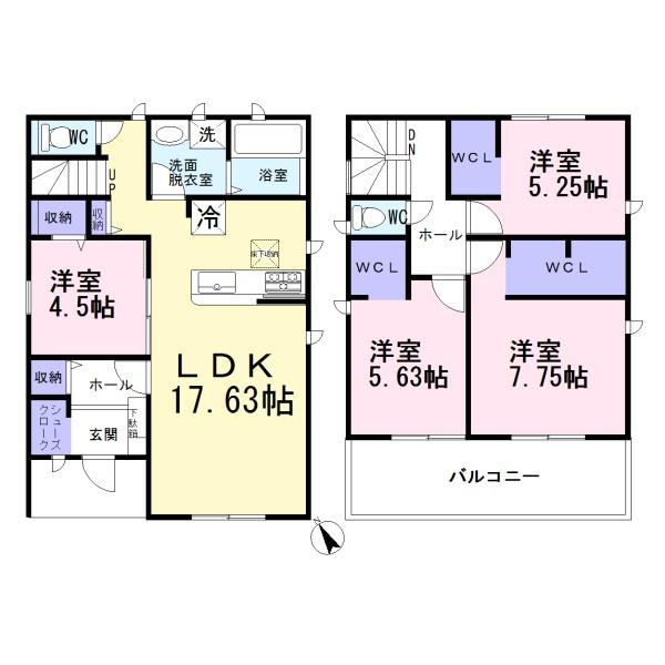 扶桑町栢森黒野第二1号棟　全2棟