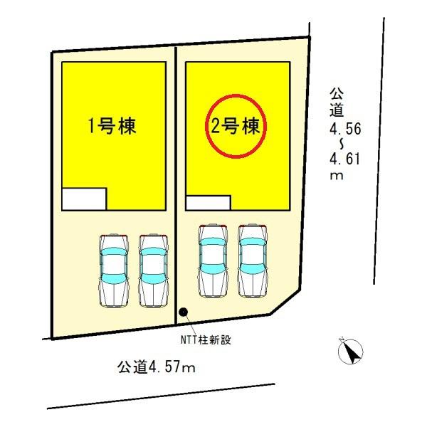 扶桑町栢森黒野第二2号棟　全2棟