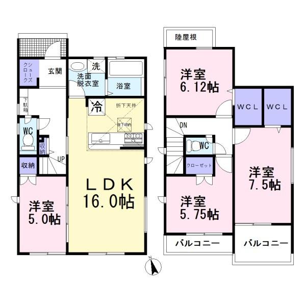 江南市村久野町平河1号棟　全2棟