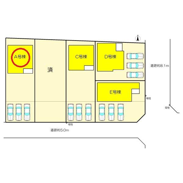 津島市藤浪町A号棟　全5棟