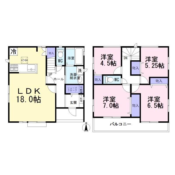 津島市藤浪町C号棟　全5棟