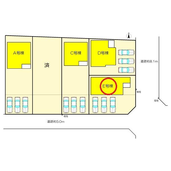津島市藤浪町E号棟　全5棟