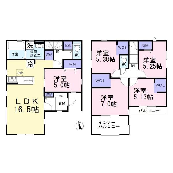 江南市宮田町本郷2号棟　全2棟