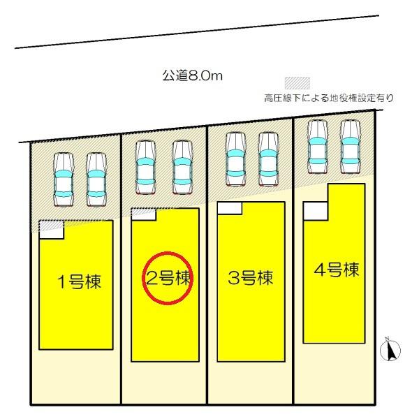 北名古屋市鍛冶ヶ一色西2号棟　全4棟