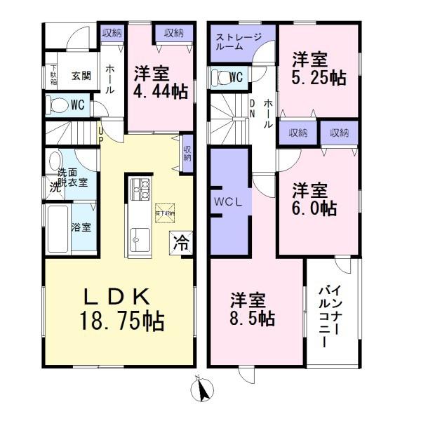 北名古屋市鍛冶ヶ一色西2号棟　全4棟