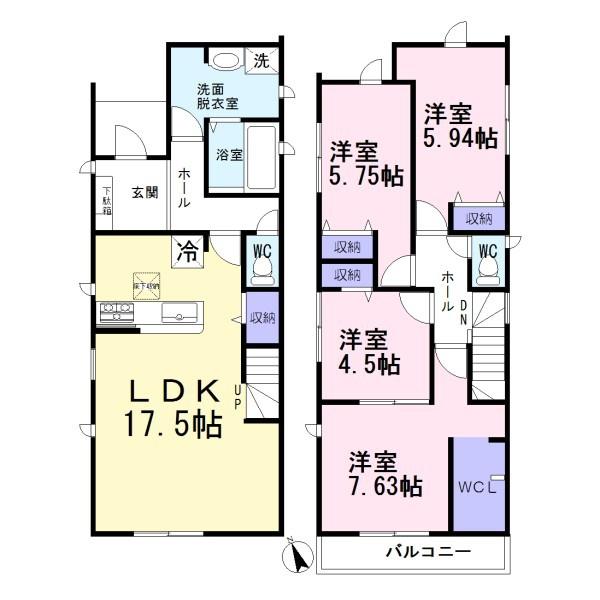 北名古屋市鍛冶ヶ一色西4号棟　全4棟