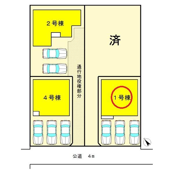 一宮市乾町　1号棟　全4棟