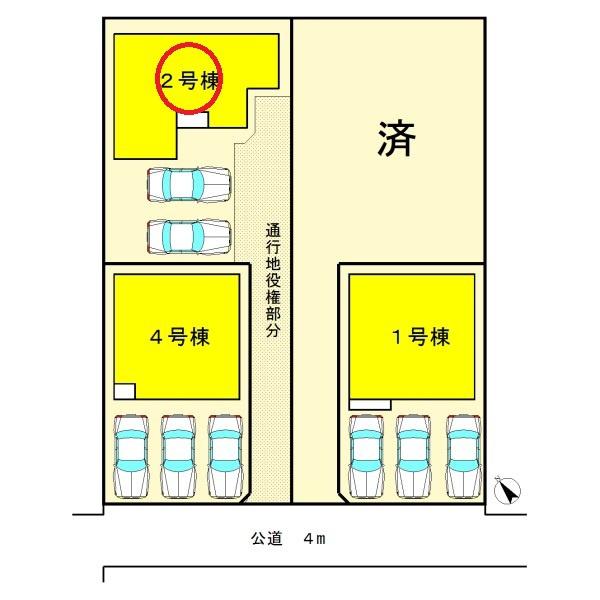 一宮市乾町　2号棟　全4棟