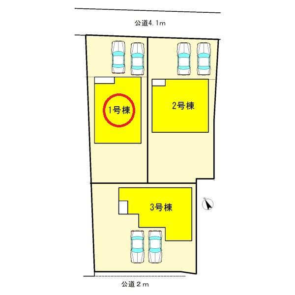 稲沢市矢合町1号棟　全3棟