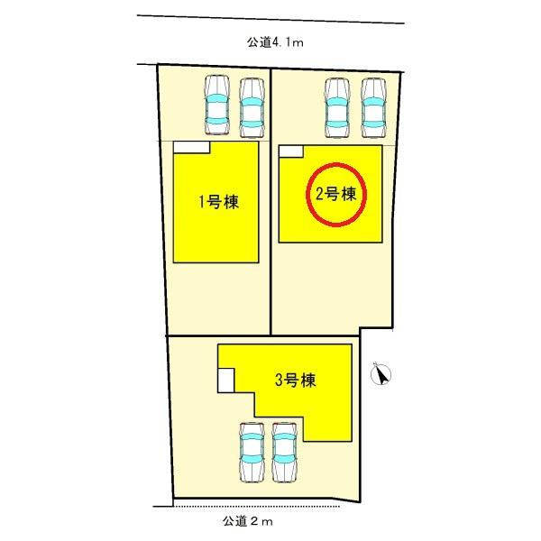 稲沢市矢合町2号棟　全3棟