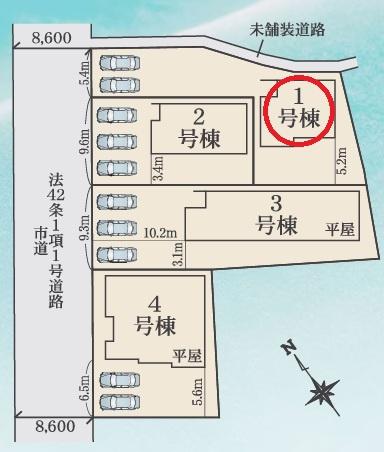 稲沢祖父江祖父江24-1期　1号棟　全4棟