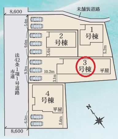 稲沢祖父江祖父江24-1期　3号棟　全4棟