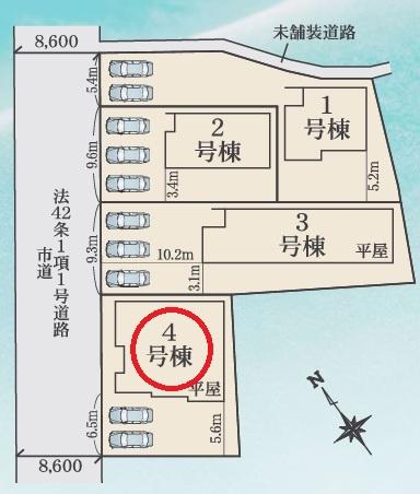 稲沢祖父江祖父江24-1期　4号棟　全4棟