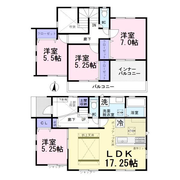 一宮市祐久　1号棟　全2棟