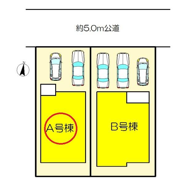 北名古屋市片場白山　A号棟　全2棟