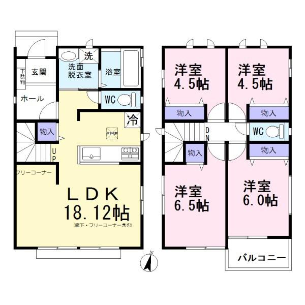 北名古屋市片場白山　A号棟　全2棟