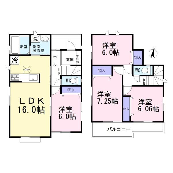北名古屋市片場白山　B号棟　全2棟
