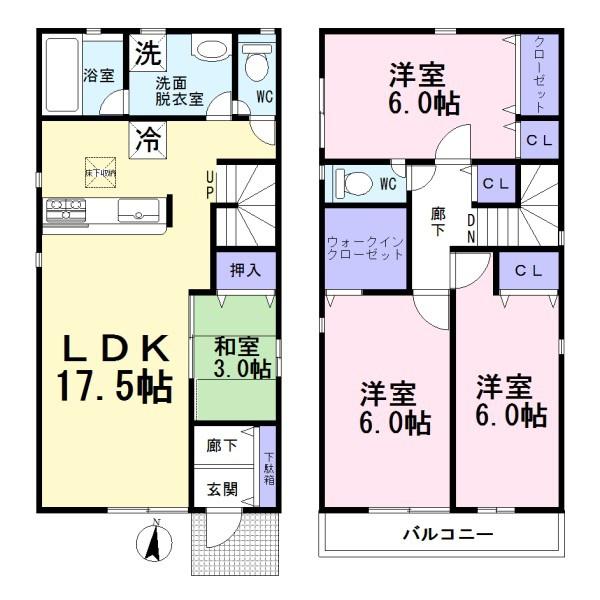 一宮市多加木第12　1号棟　全3棟
